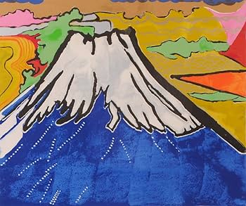 七宝焼 青富士 絵画 CLOISONNE Blue Fuji 七宝焼 青富士 絵画 CLOISONNE Blue Fuji